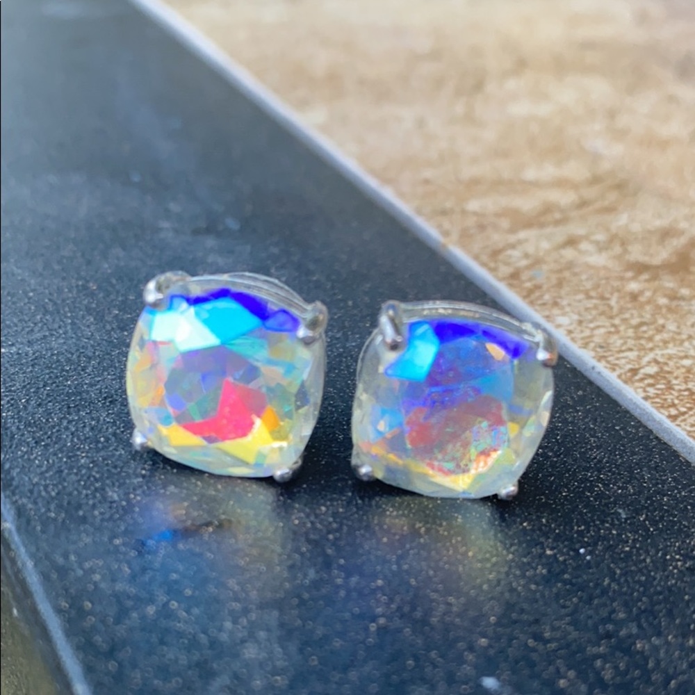 KATE SPADE large multicolored stud earrings